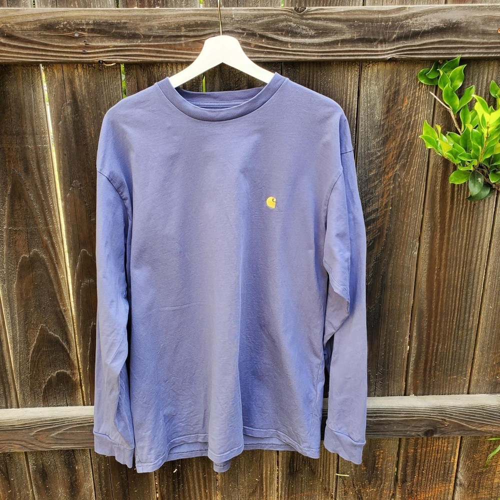 Carhartt Men's Blue Long Sleeve Shirt
